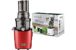 Kuvings REVO830 Estrattore di Succo - Estrattore per Frutta e Verdura Intere Automatico, Motore Potente da 200W(Rosso)_KSP-2478CE