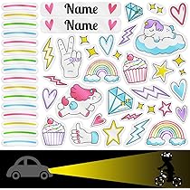 BIKE-label Autocollant Réfléchissant 3D Mauvais Yeux Pour Voiture Moto Casque Rouge 910065VA