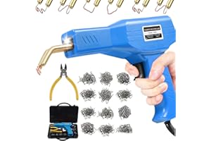 MYTOVOSN 150W Kunststoff Schweißgerät, Auto-Stoßstangen-Riss-Reparatur-Set, 800 Stck heiße Hefter kunststoff Schweißen Maschine, Schweißen Reparieren Maschine für Auto-Stoßstange/Autoteile/Kajak/Kanu