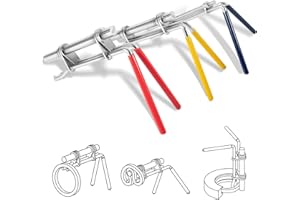 SIXCOW 3 Pack Hydraulic Seal Installation Tools, Hydraulic Cylinder Piston Repair Seal Kit, U-Cup Rod Seal Installation Tool Kits Upgraded Seal Twistor Install Tool Set