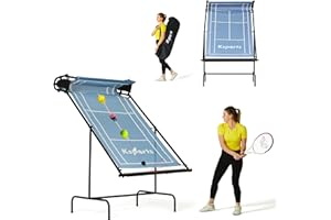 Ksports Racquet Sports Tennis Rebounder Net Large/Regular for Indoor/Outdoor Use for Tennis, Pickleball, Padel, Squash, Racquetball, & Table Tennis w/Carry Bag