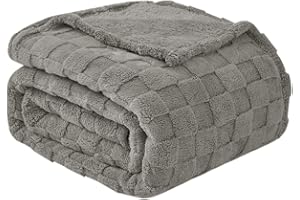 Good Nite Kuscheldecke Flauschig 150x200 - Flauschige Decke, Fleecedecke für Couch Überwurf & Tagesdecke, Weiche Karierte Decke für Frühling Sommer Herbst Winter Vier Jahreszeiten