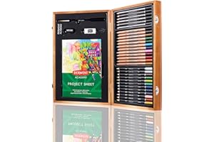 Derwent Academy, kit complet de 35 pièces pour débutants, collection conçue pour le dessin et l'esquisse, fournitures adaptées aux artistes adultes ou adolescents, 2300147