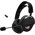 ASUS ROG Pelta Wireless RGB Gaming Headset (ROG SpeedNova, Bluetooth, 2.4GHz, USB-C, 50mm ROG Titanium Membrane Drivers, 10mm Super Broadband Boom Microphone, 309g Lightweight, Aura Sync RGB)