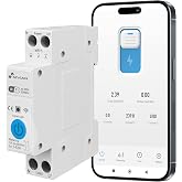 NIVIAN Smart Home WiFi Din Rail Switch with Consumer Meter &ndash; Remote Control by App, Electrical Protection 1-63A, Automations,