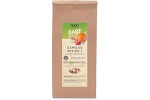 Grau – El Original – Mezcla de verdura deshidratada para menús Barf para Perros - Mezcla n.º 1, Pack Individual (1 x 500 g), alimento complementario para Perros