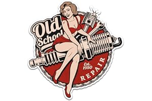 FINEST FOLIA Finest-Folia Pegatina retro vintage Old School Ace Kult Rockabilly