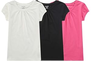 Bienzoe Ragazze Traspirante Asciugatura Veloce Manica Corta Maglietta