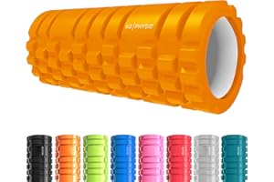 ‎KG PHYSIO KG PHYSIO Faszienrolle Wirbelsäule, Rücken & Beine - 3-Zonen Massageroller (Weich/Mittel/Intensiv) - Leichter EVA Foam Roller - Yoga Rolle zum Warm-up, Trainieren & Massieren (33 x 13,5 cm)