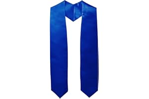 GraduationMall Unisex Błyszcząca plama Graduation Stule dla dorosłych Chóralna i akademicka Szarfa do szkoły lub kościoła 60 cali 152 cm 16 kolorów
