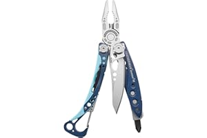 Leatherman Skeletool CX - Outil Multifonction 7-en-1 pour le Camping et la Survie - Acier inoxydable - Nightshade
