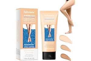 DRTRU Leg Makeup Waterproof No Transfer, Leg Make Up to Cover Veins, Leg and Body Scar Tattoo Cover Up, Light, Easy Application, Concealer Full Coverage(#1 Natural Color, 4 FL OZ)