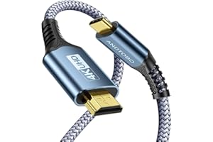 ANDTOBO Cable USB C a HDMI 4K -2M, HDMI to USB C Cable [Gold Plated Plugs] Cable Tipo C para Thunderbolt 4/3, iPhone 16/15 Plus/Pro/Pro Max, MacBook Pro/Air, iPad Pro/Air, iMac,Galaxy S23/S22/S21,ect