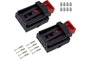‎HISPORTS HISports 2 Stück Rücklicht Kabelbaum Stecker 7N0972704 Kompatibel mit Seat Skoda