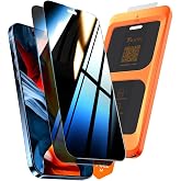 TAURI 3 in 1 Screen Protector for iPhone 16 Pro Max, 2 Tempered Glass Sheets + 1 Dust-Free Installation Tool, Anti-Scratch Pr