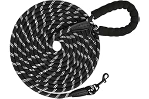 WODONDOG Guinzaglio per Cani, 1.2M 1.5M 2M 3M 5M 10M 20M 30M Lungo Nylon Guinzaglio Cani Resistente Leggero con Comoda Impugnatura, Riflettente Lunghina Cane, Adatto per Cuccioli, Piccoli, Medi e Grandi