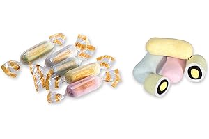 Cedrinca Gessetti Colorati. Busta da 1Kg Teneri Tronchetti di Liquirizia Ripieni al Gusto Frutta Ricoperti da una Sottile Pralinatura di Zucchero. Incartate Singolarmente