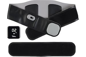 ‎NEWGEN MEDICALS newgen medicals EMS Gürtel mit Wärme: 2in1-Akku-Bauchmuskeltrainer-Gürtel mit EMS-Technologie & Heizfunktion (Bauchweggürtel, Bauchtrainer, Bauchmuskulatur)