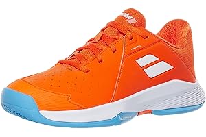 Babolat, Chaussures de Tennis Propulse JR AC B, Amorti EVA épais, Semelle Michelin pour adhérence optimale, Conçues pour Jeunes compétiteurs