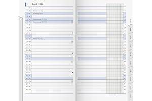 ‎BRUNNEN BRUNNEN Monats-Ersatzkalendarium Mod. 753 2026 | 87×153 mm, Karton, weiß