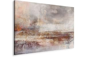 murando - Quadro Astratto 90x60 cm 1 Pezzo Stampa su Tela in TNT Tessuta XXL Quadri Moderni Murale Arte Moderno Grafica Decorazioni da Parete Pittura Immagini Decori beige marrone grigio n-A-1400-b-a