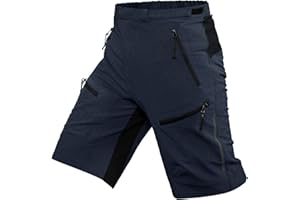 Cycorld MTB Hose Herren Radhose, Mountainbike Hose Fahrradhose Herren Kurz, Outdoor Sport Herren Radlerhose MTB Bike Shorts