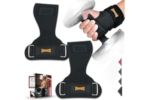 AOTWAN Zughilfen Krafttraining, Zughilfen aus Doppellagigem Rindsleder, Lifting Straps für Bodybuilding & Fitness, Handgelenkschutz, Zughilfen Gym für Frauen und Männer