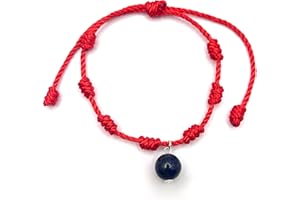 MASBARATA PULSERA 7 NUDOS CHAKRAS PIEDRAS EN PLATA DE LEY