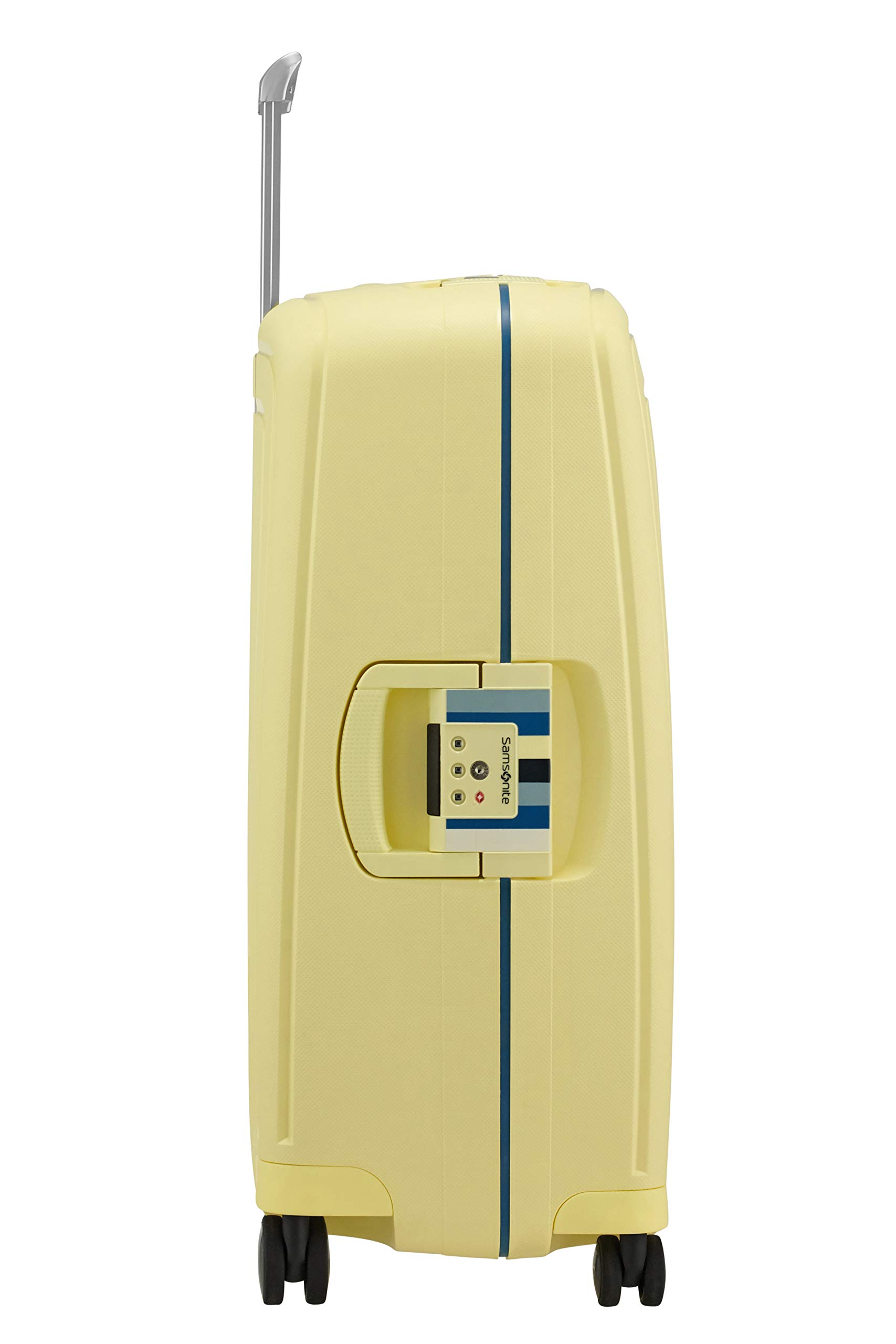 Samsonite S'Cure Spinner M Suitcase, 69 cm, 79 Litre, Yellow (Pastel