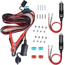 Prolunga Accendisigari Auto 3,6 Metri XINCOL - Cavo 16 AWG 12V/24V Con Fusibile 15A, Indicatore LED, Per Frigo Portatile, Gonfiapneumatici