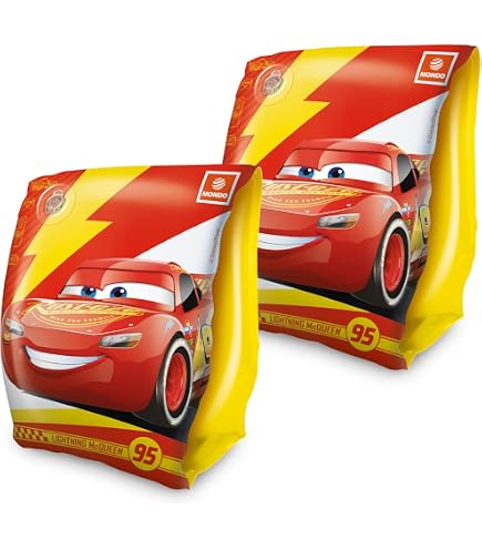Mondo Toys Set De Brazo Hinchable Y Donut De Piscina Para Niños, Con Diseño De Cars, Para Playa Y Verano