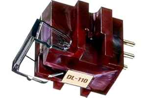 Denon DL-110 Cellule Phono à Bobine Mobile, Son Haute Qualité, Fabrication Artisanale au Japon - Rouge