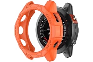 MYSNBKN Protector Case for Garmin Fenix 7X Pro/Fenix 7X/Epix Pro 51mm, TPU Protective Cases Covers Watch Frame Protector Shell Accessories