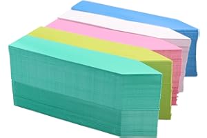 DNDGDLUA Lot de 500 étiquettes de jardin colorées en plastique pour plantes - Résistantes aux intempéries - Pour jardin d'enfants, pot, plante de jardin