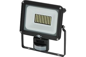 ‎BRENNENSTUHL Brennenstuhl kinkiet zewnętrzny JARO 4060 P (naświetlacz LED do użytku zewnętrznego IP65, 30W, 3450lm, 6500K, z czujnikiem ruchu i czujnikiem zmierzchu)
