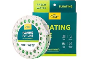 SF Fly Fishing Line Weight Forward Floating Fly Line for Fly Fishing 3wt 4wt 5wt 6wt 7wt 8wt 100ft Double Welded Loops