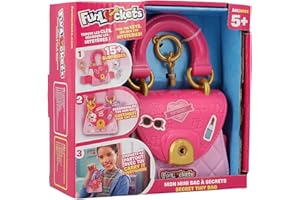 FUNLOCKETS - Mon Mini Sac à Secrets - Mini Sac Personnalisable & créatif à emporter Partout ! Trouve Les clés & découvre Les mystères; Plus de 15 Surprises à l’intérieur ! Jouet Enfants dès 5 Ans