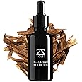 ZOUSZ Black Oud Beard Oil for Men, Beard Moisturizer & Conditioner, Non-Greasy Men's Beard Care Essential, Growth Enhancer Natural Beard Oil Men's Gift, 1 Fl Oz Dropper Bottle