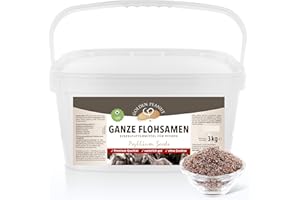 GOLDEN PEANUT Semi di psillio indiani purezza del 99% - per cavalli e pony 3 kg, riabilitazione dell'intestino, nutrire naturalmente