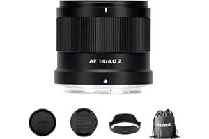 VILTROX 14 mm F4.0 Z-Mount-Objektiv für Nikon, Vollformatobjektiv mit großer Blende, Ultra-Weitwinkel-Autofokus, Prime-Objektiv, kompatibel mit Nikon Z-Mount Kameras Z5 Z50 Z50II Z6 Z6II Z6III Z7 Z7II