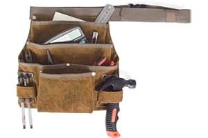 ANPPEX Herramientas de Jardinería Bolsas para Cinturón Correa de Cintura Ajustable Bolsa de Trabajo Profesional Resistente