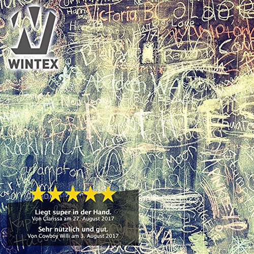 WINTEX Tafelwischer in weiß/blau zur Trockenreinigung für Whiteboards, Flipcharts, Magnettafeln, Planungstafeln und Kreidetafeln | mit 2 Jahren Zufriedenheitsgarantie | Magnetischer Wischer - 5