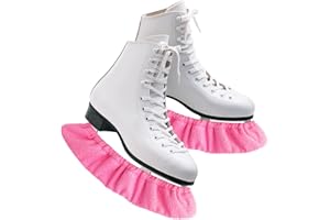 CUAYAES Ice Skate Guards,Soft Ice Hockey Skates Blade Covers, Youth Figure Ice Skating Accessories, Elastic Ice Skate Soakers Blades Protector Cover for Girls Boys