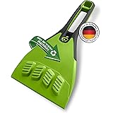 Macari Raschietto per ghiaccio auto al 100% in plastica riciclata di alta qualità, molto robusto e durevole con manico antisc