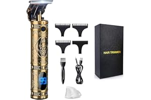 Suttik Hair Clippers for Men, Beard Trimmer, Zero Gapped T-Blade for Hair Cutting, Cordless Trimmers Professional Barber, Liners Clipper Haircut