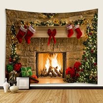 BlissYard Weihnachts-Türabdeckung Mit Tannenzweig & Roter Schleife – 180x89 Cm Für Innen & Außen