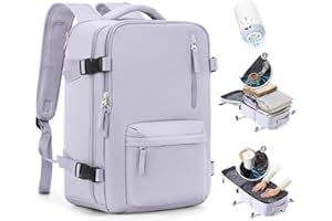 SZLX Mochila Viaje de Vacío con Bomba Mochilas Viaje Cabina Avion 40x30x20 Ryanair Vueling Wizzair Equipaje de Mano 40x20x25 Ryanair Vacio Maletas 45x36x20 Easyjet Mochila Portatil 14 Pulgadas Hombre