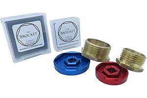 XGAGHB Brocket Conduit Bush Socket Set 20mm & 25mm Aluminium. (Made in The UK)