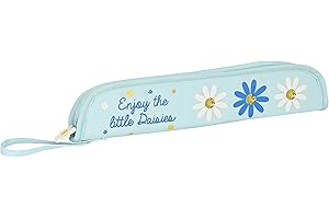 SAFTA PORTAFLAUTAS RECICLABLE BLACKFIT8 "DAISIES"