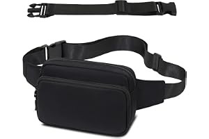 IHIGOGOFA Bältesväska för herr dam sport unisex med 30 cm förlängt justerbart bä midjeväska för utomhusträning resor ledig